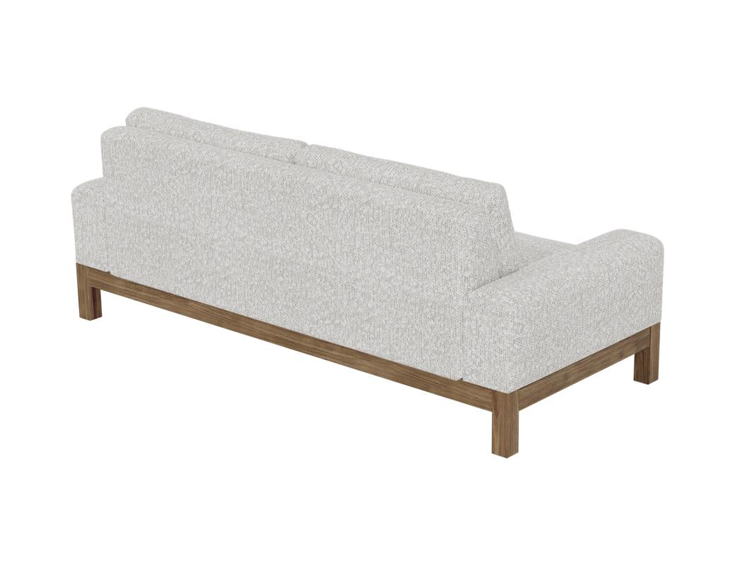 Solid Wood Upholstery Sofa Set 3-Seater for Living Room