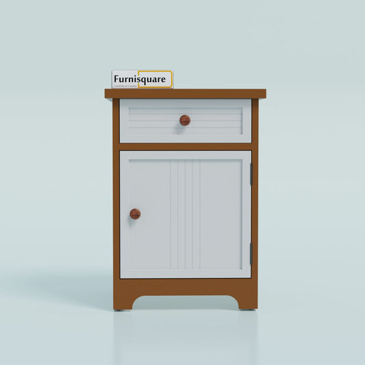 MDF Bed Side Table with Drawers for Bedroom