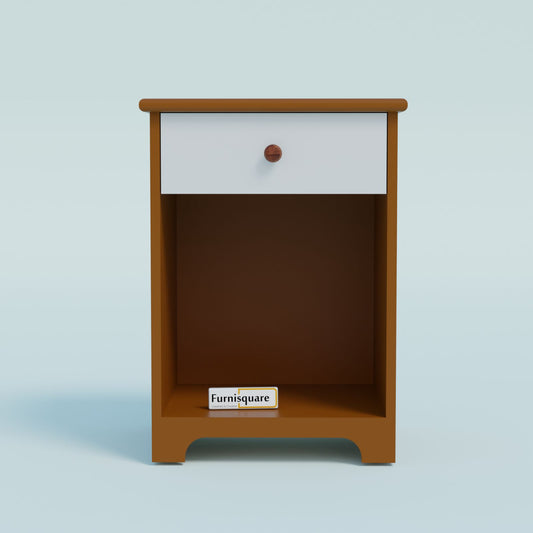 Bed Side Table with Drawers Made of MDF for Bedroom