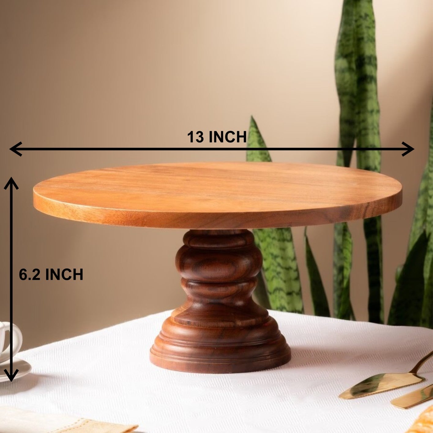 Wooden Cake Stand for Home & Kitchen