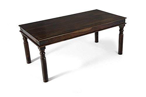Wooden Dining Table 6 Seater Set with Chairs for Living Room