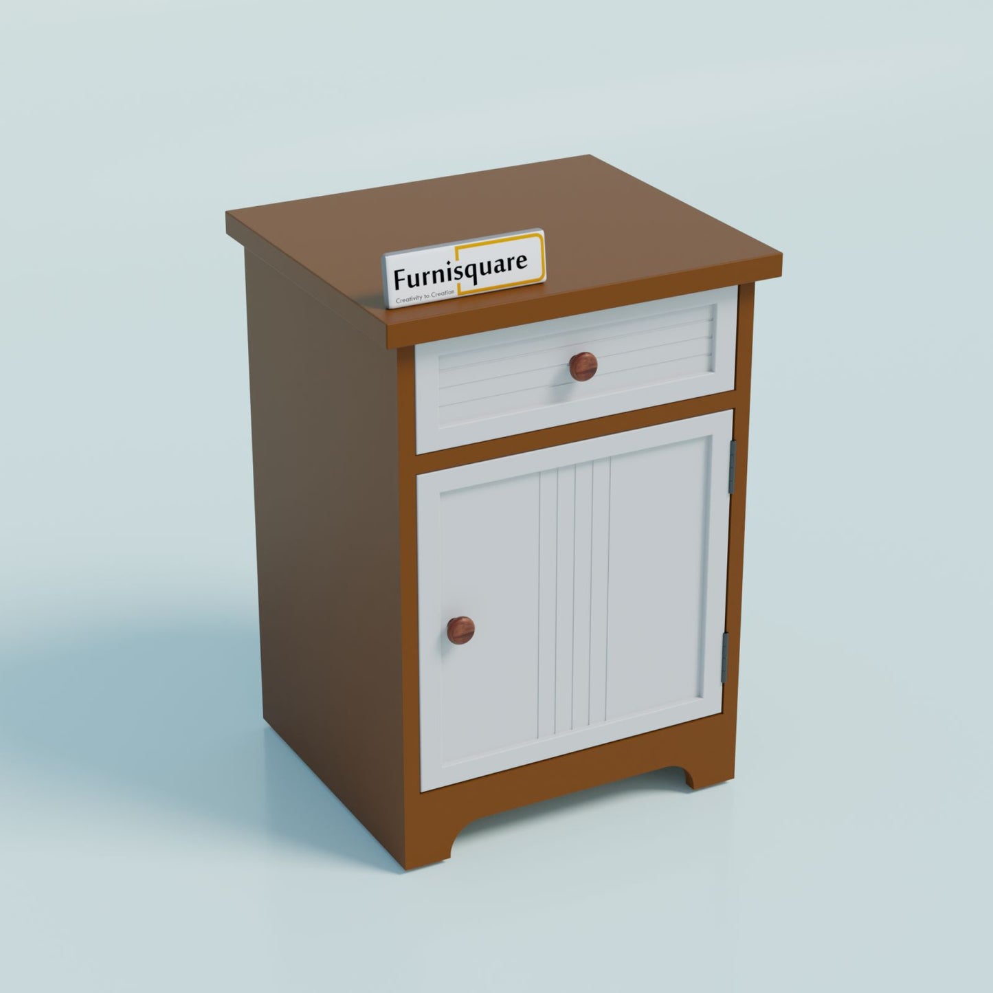 MDF Bed Side Table with Drawers for Bedroom