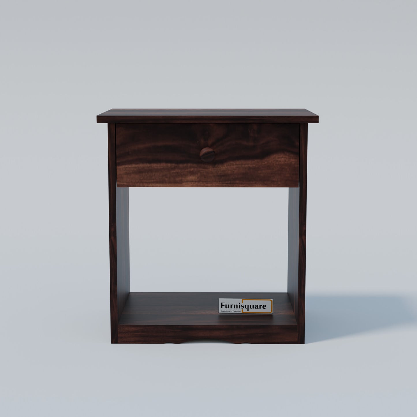 Wooden Bedside Table with Drawers for Bedroom