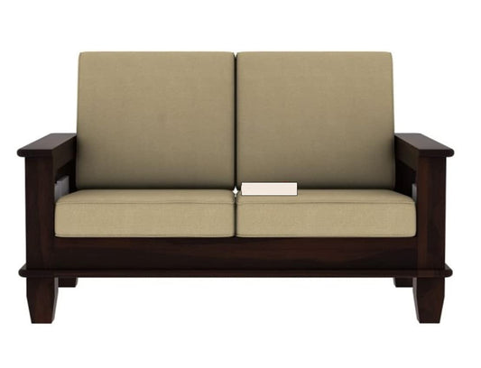 Solid Wood 2 Seater Sofa Set for Living Room