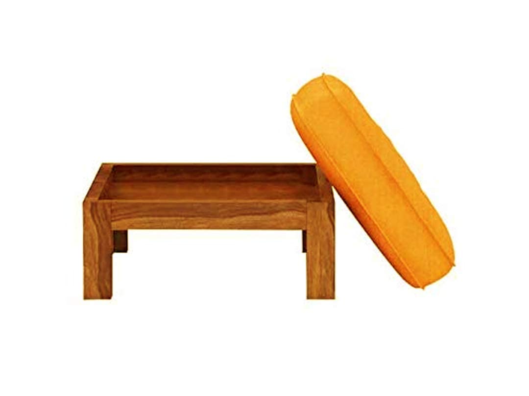 Sheesham Wood Coffee Table with 2 Stool for Living Room
