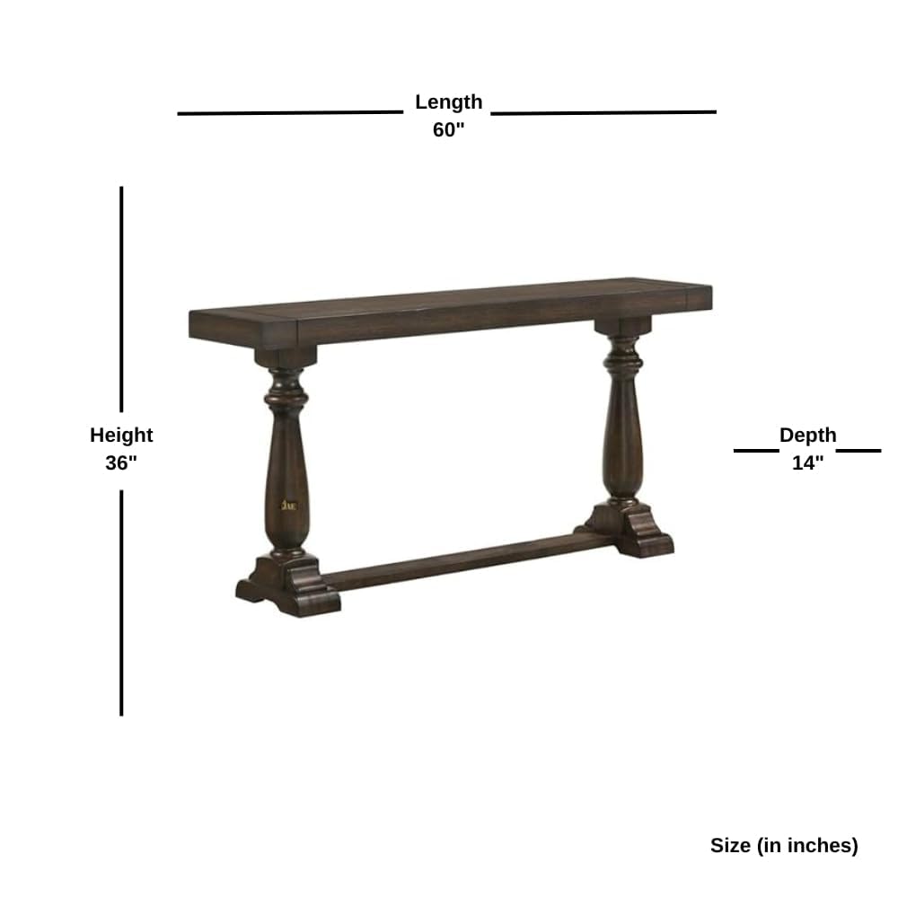 Wooden Rectangular Console Table for Living Room, Drawing Room & Office