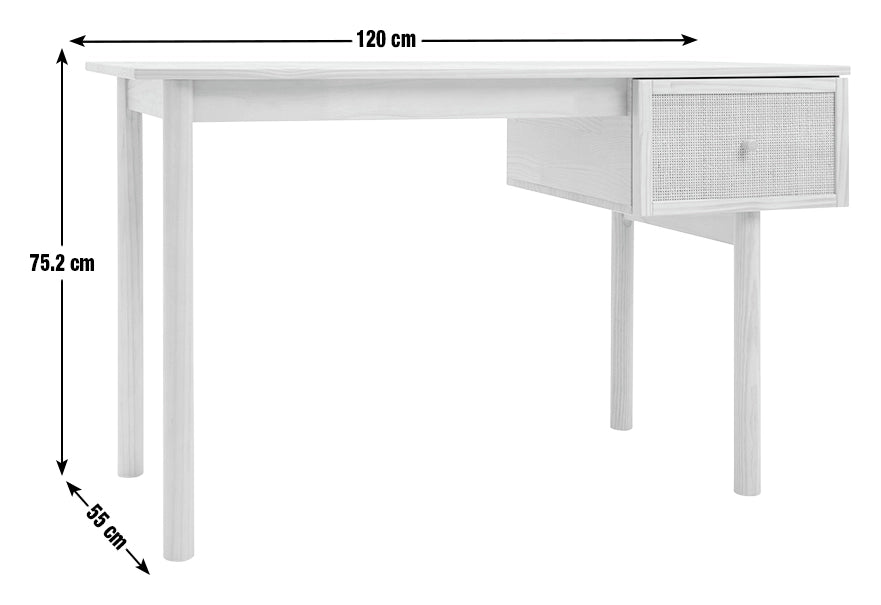 Wooden Dressing Table with Drawer for Bedroom