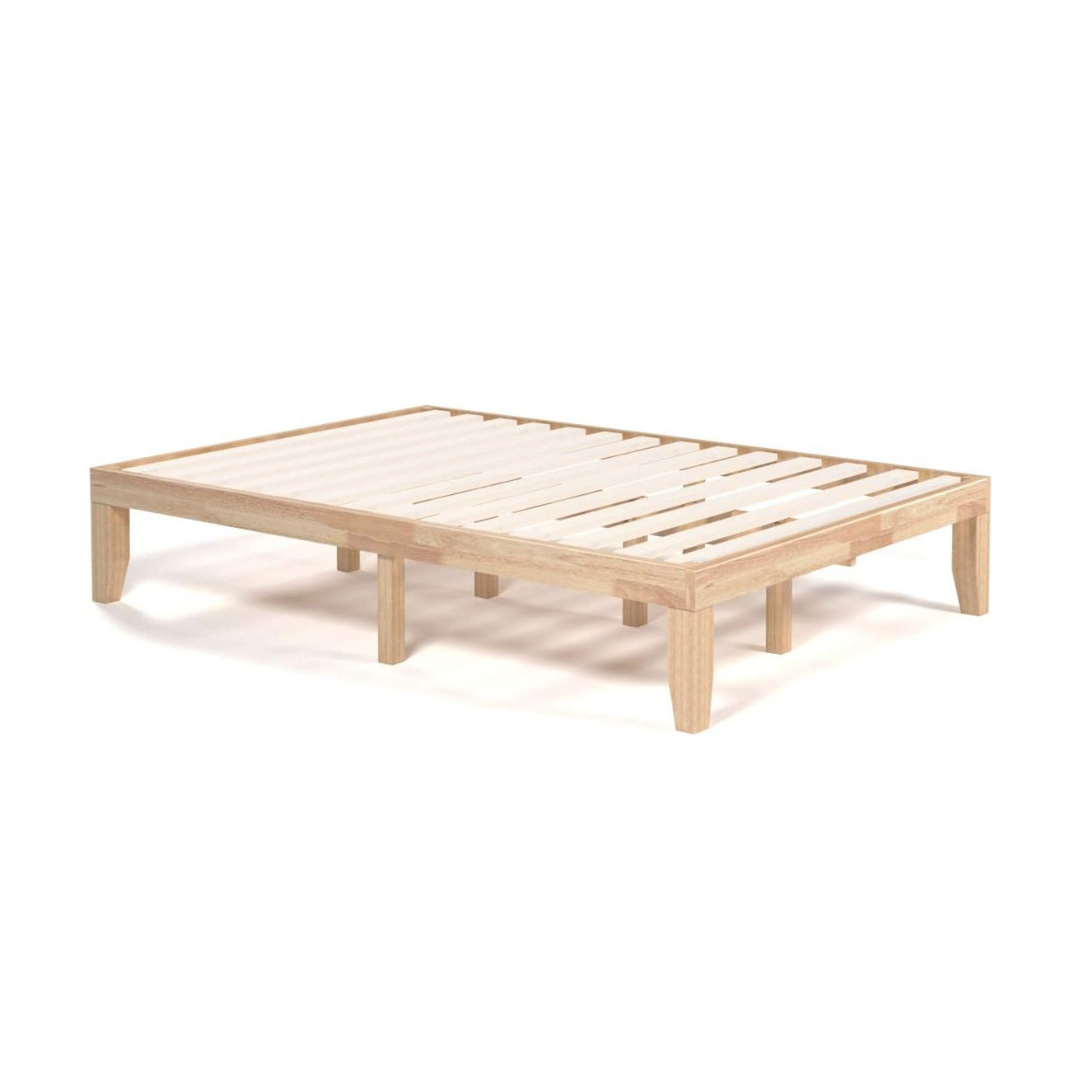 Solid Wood Platform Bed Frame with Slats