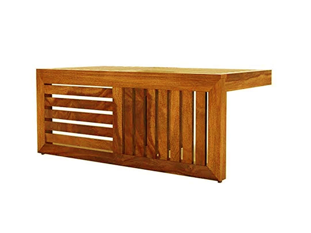 Sheesham Wood Coffee Table with 2 Stool for Living Room