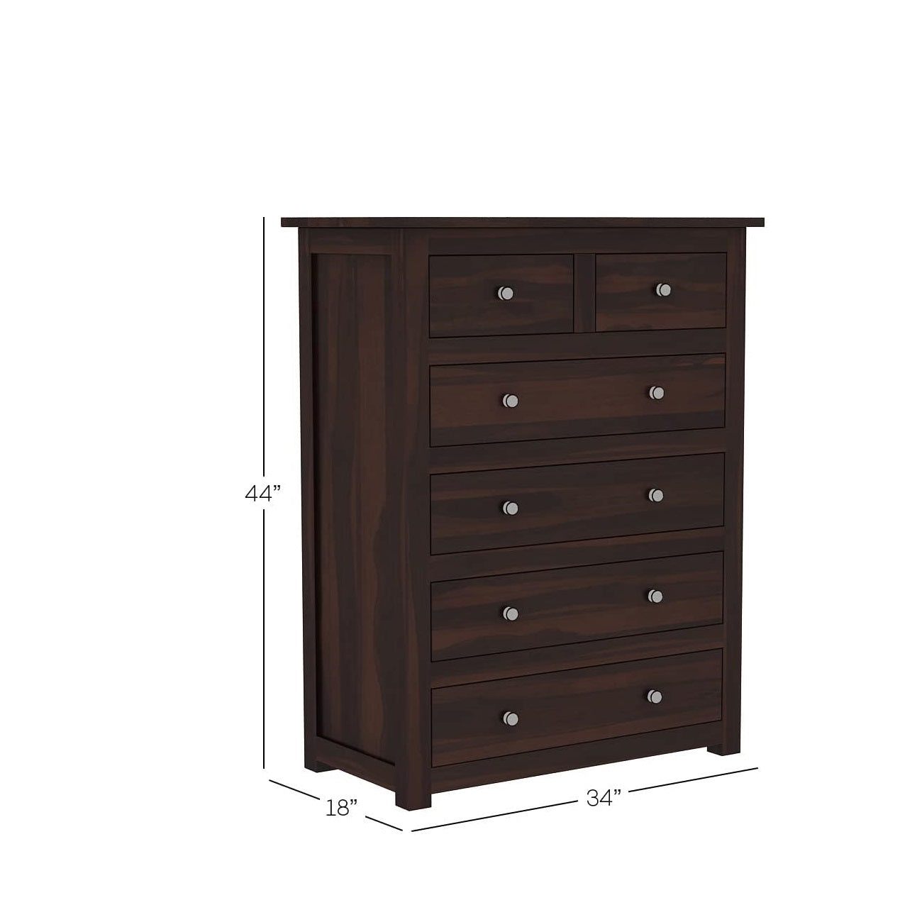 Wooden Chest of Drawers for Bedroom