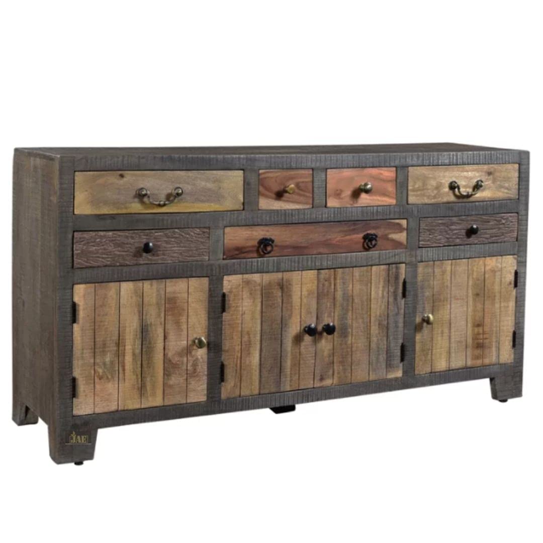 Solid Wood Sideboard Cabinet for Living Room