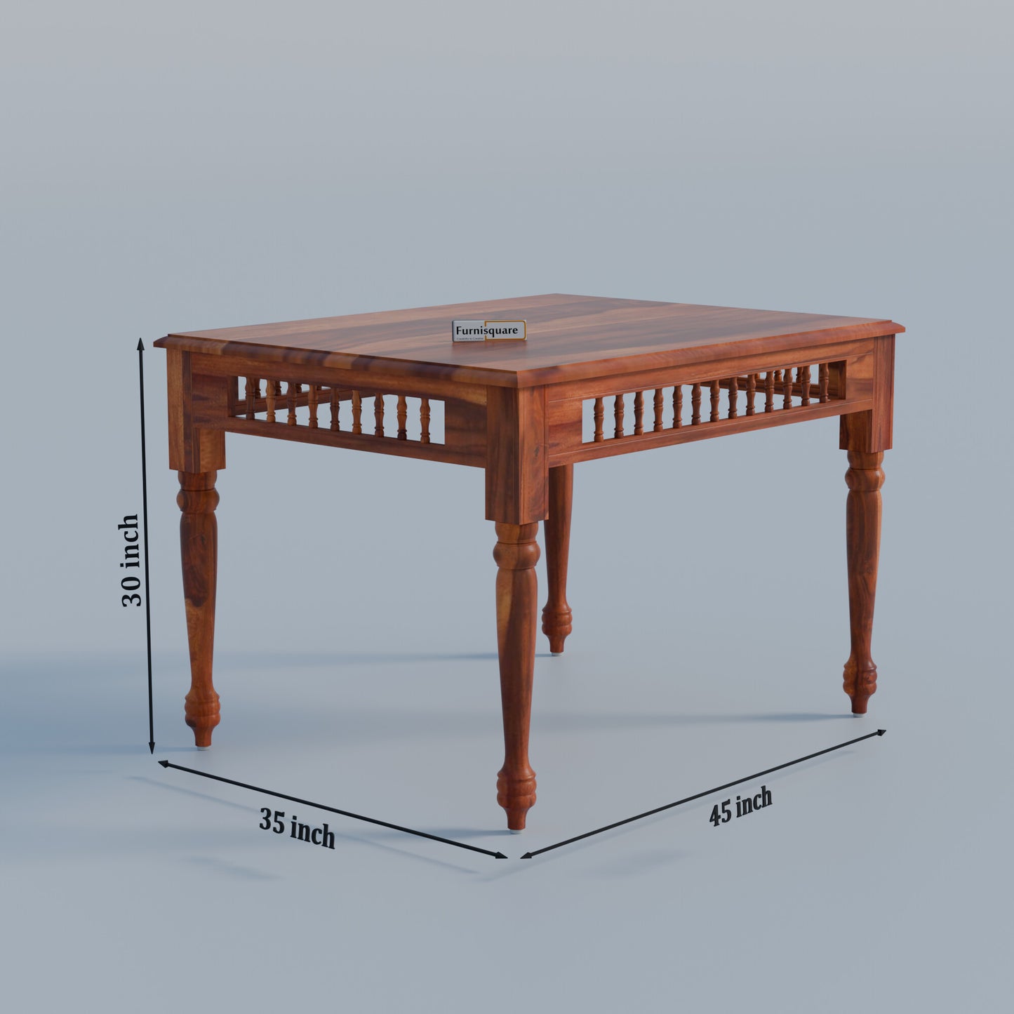 Solid Wood Dining Table 4 Seater Set for Dining Room