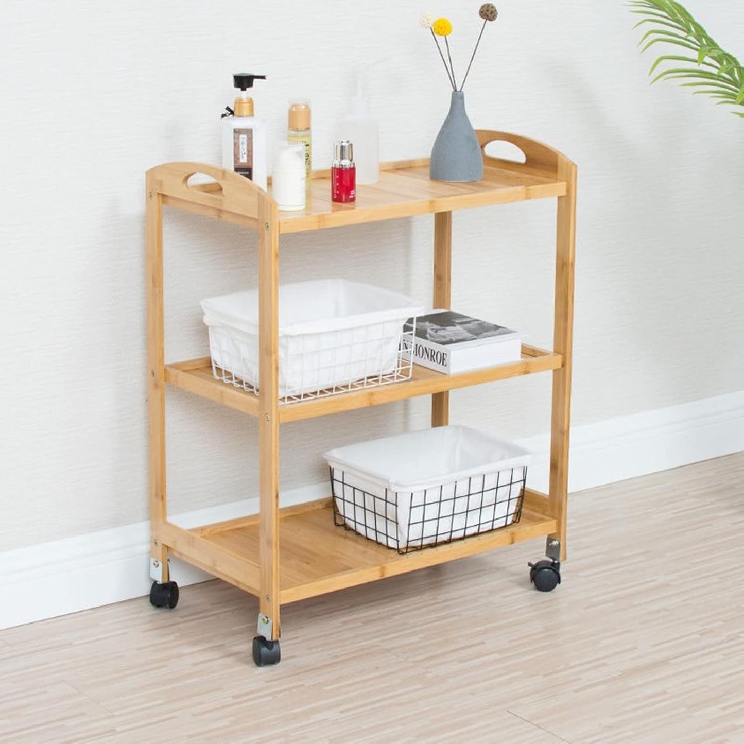 Solid Wood Bar Trolley for Bar Furniture