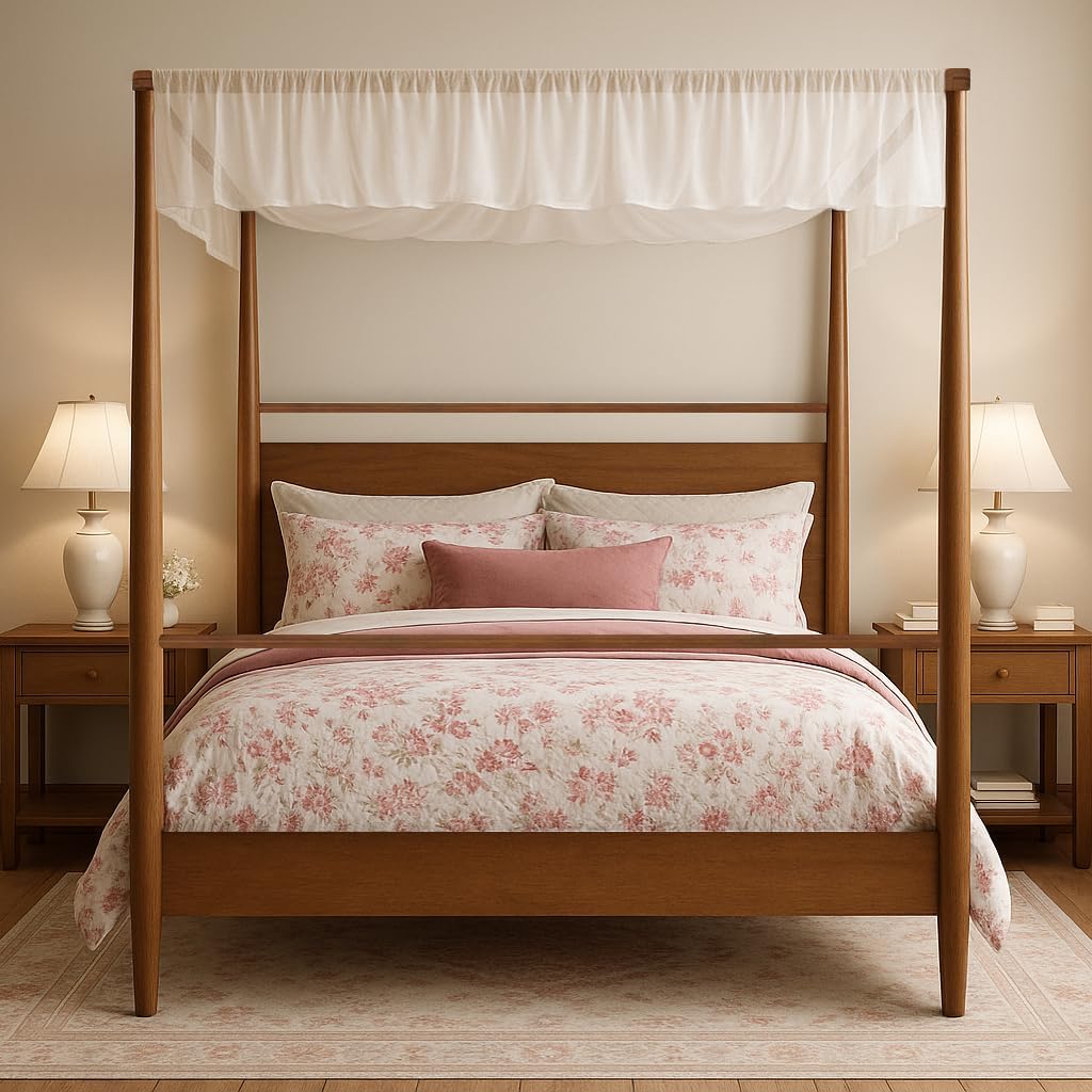 Solid Wood Poster Bed for Bedroom