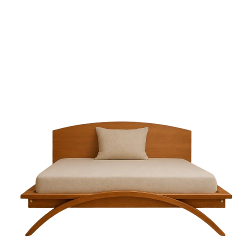 Solid Wood King Size bed without Storage
