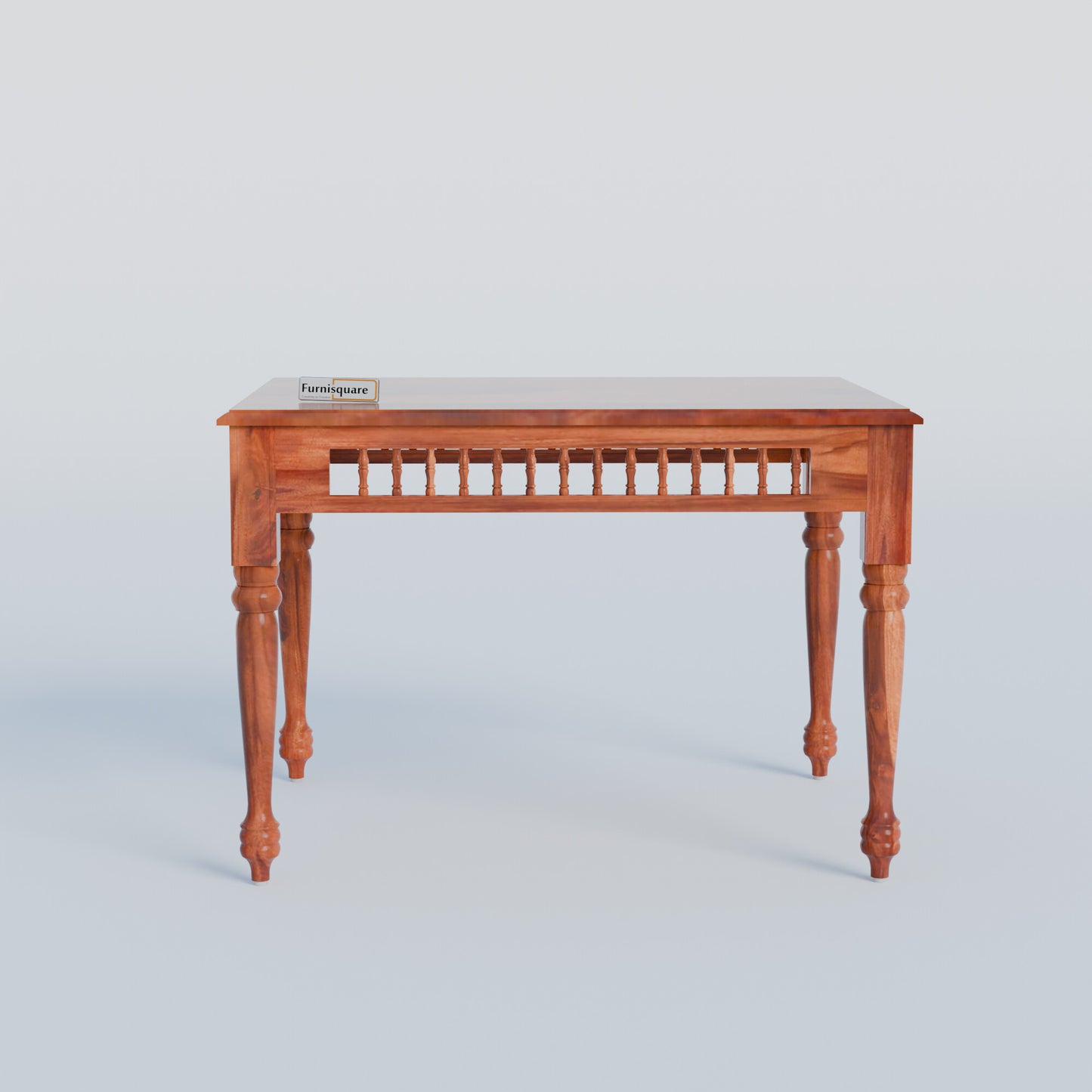 Wooden Dining Table 4 Seater with Cushioned Bench for Dining Room