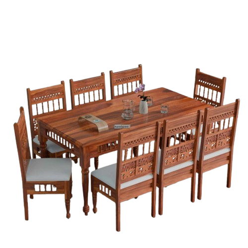 Solid Wood Dining Table 8 Seater for Dining Space