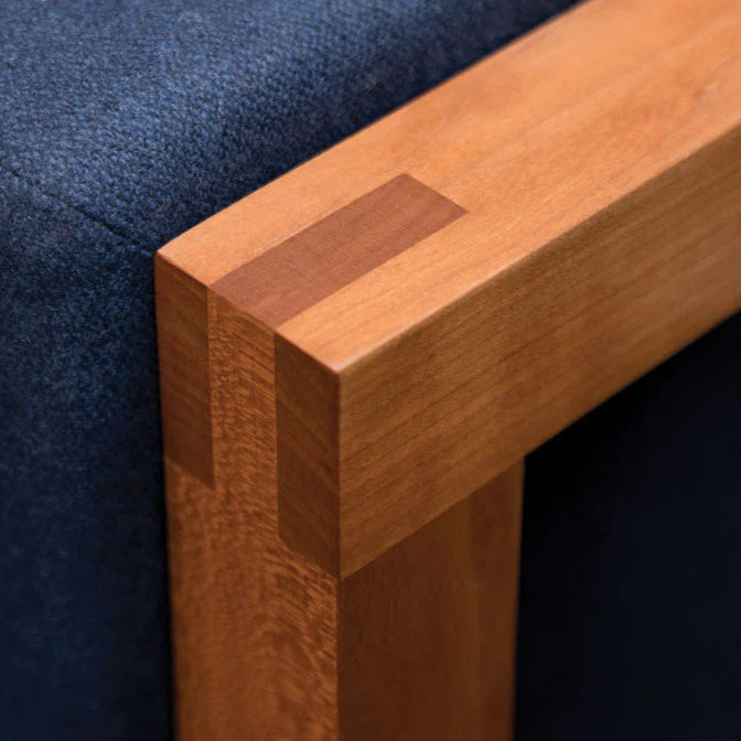 Solid Wood Single Seater Sofa for Living Room