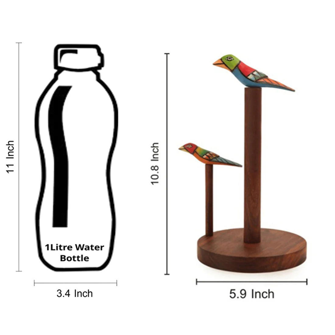 Wooden Napkin Holder for Table Decor