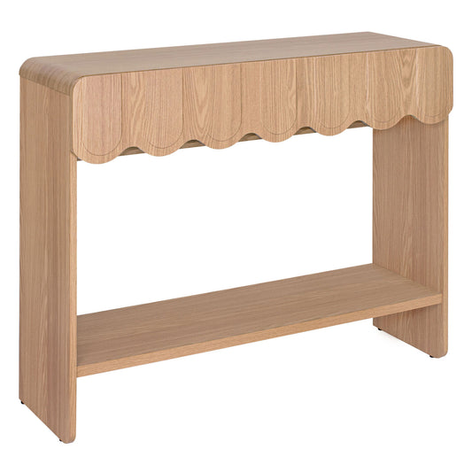 Wooden Console Table with 2 Discreet Drawers