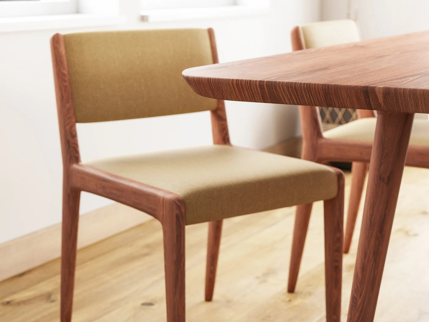 Solid Wood Dining Table 4-Seater Set for Dining Room