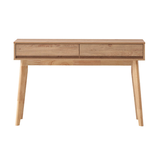 Wooden Console Table with 2 Drawer for Living Room