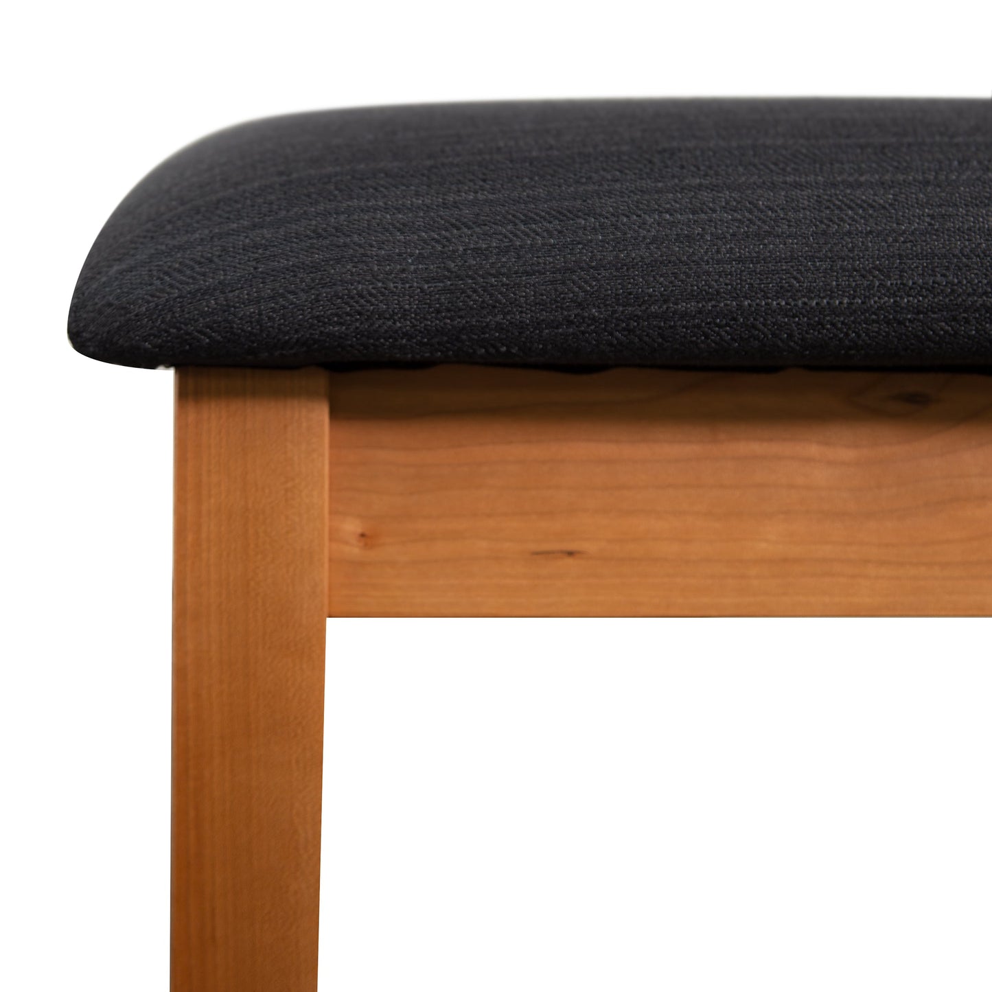 Wooden Upholstered Vanity Stool