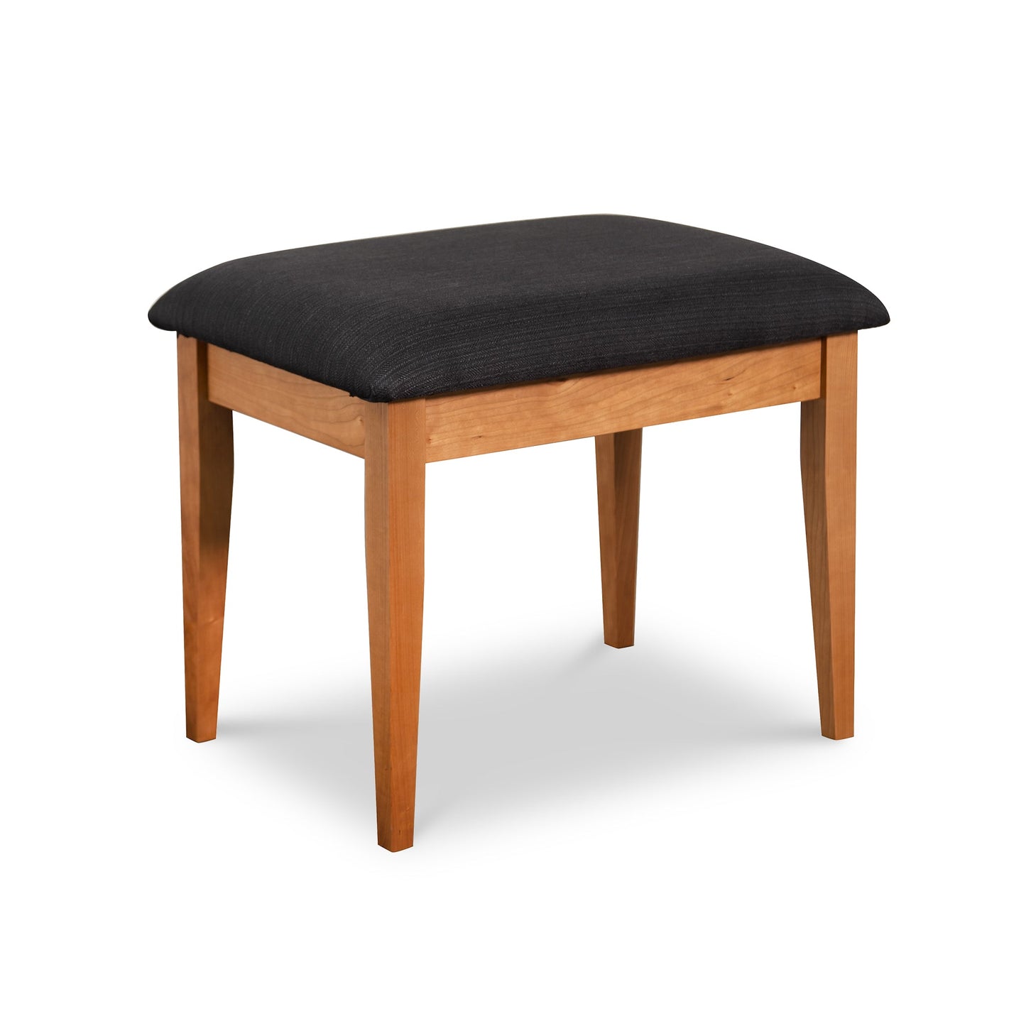Wooden Upholstered Vanity Stool