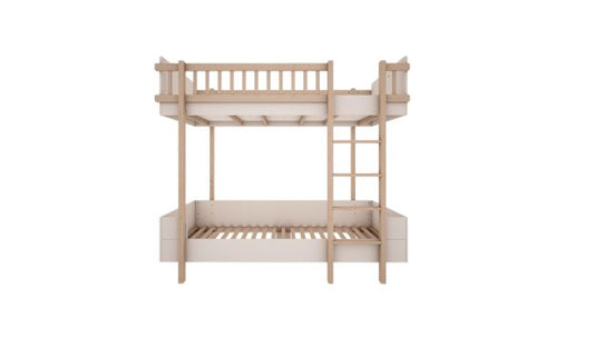 Wooden Bunk Bed for a Modern Kids' Room