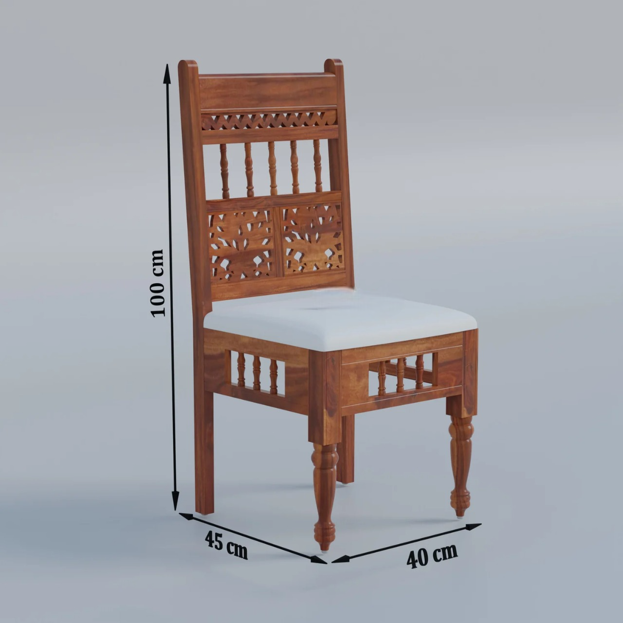 Solid Wood Dining Table 4 Seater with Bench for Dining Room in Natural Finish
