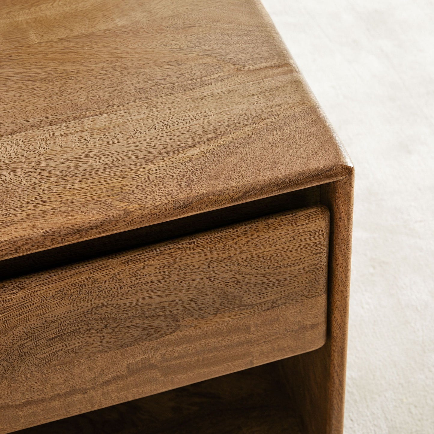 Solid Wood Center Table with Drawer for Living Room