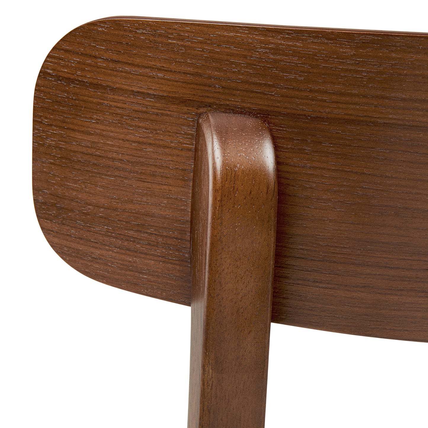 Wooden Dining Chair in for Dining Space in Walnut Finish