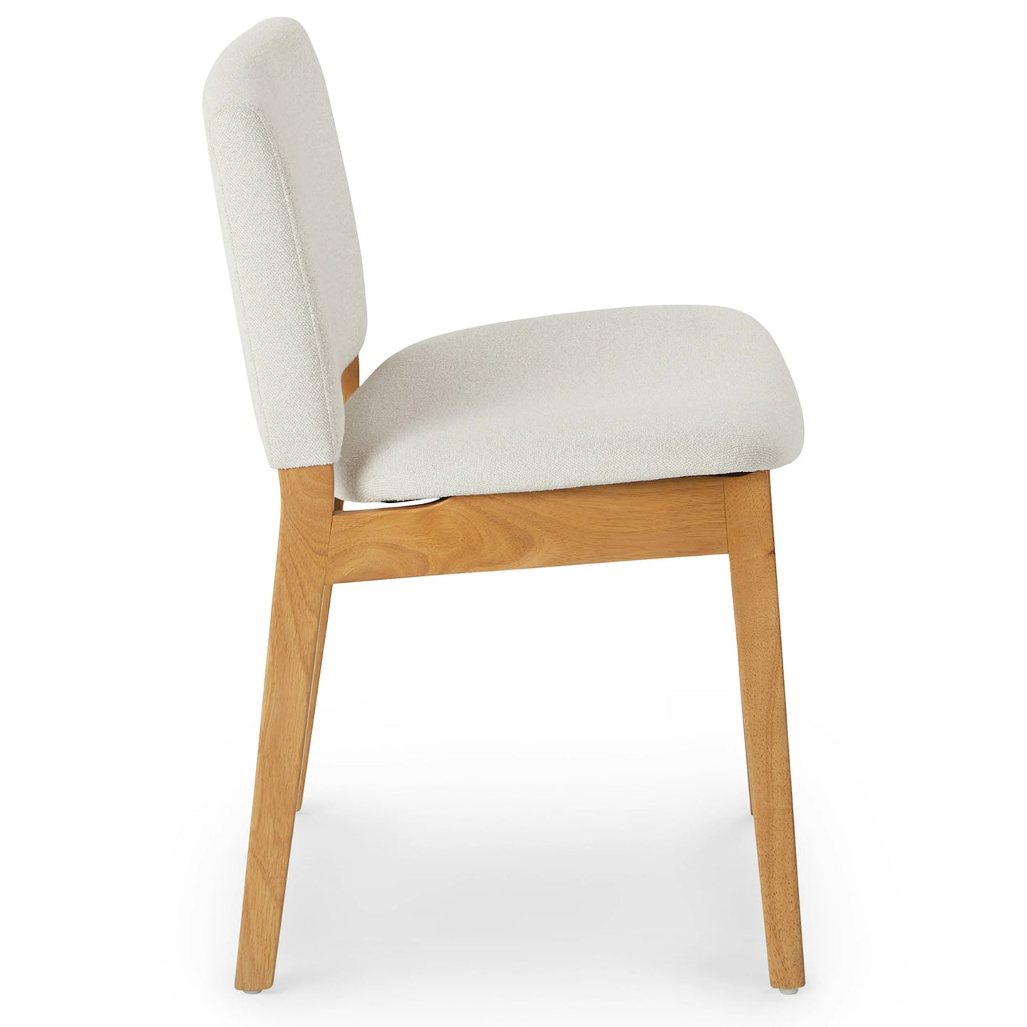 Solid Wood Dining Chair with Cushioned Seat