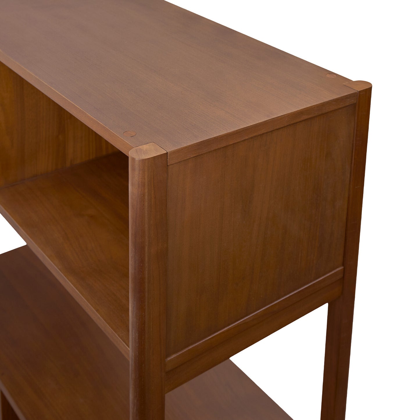 Solid Wood Bookshelf for Living Room