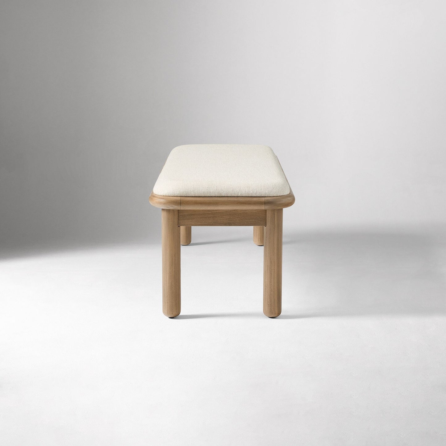Wooden Upholstered Bench | Bedroom or Entryway Bench