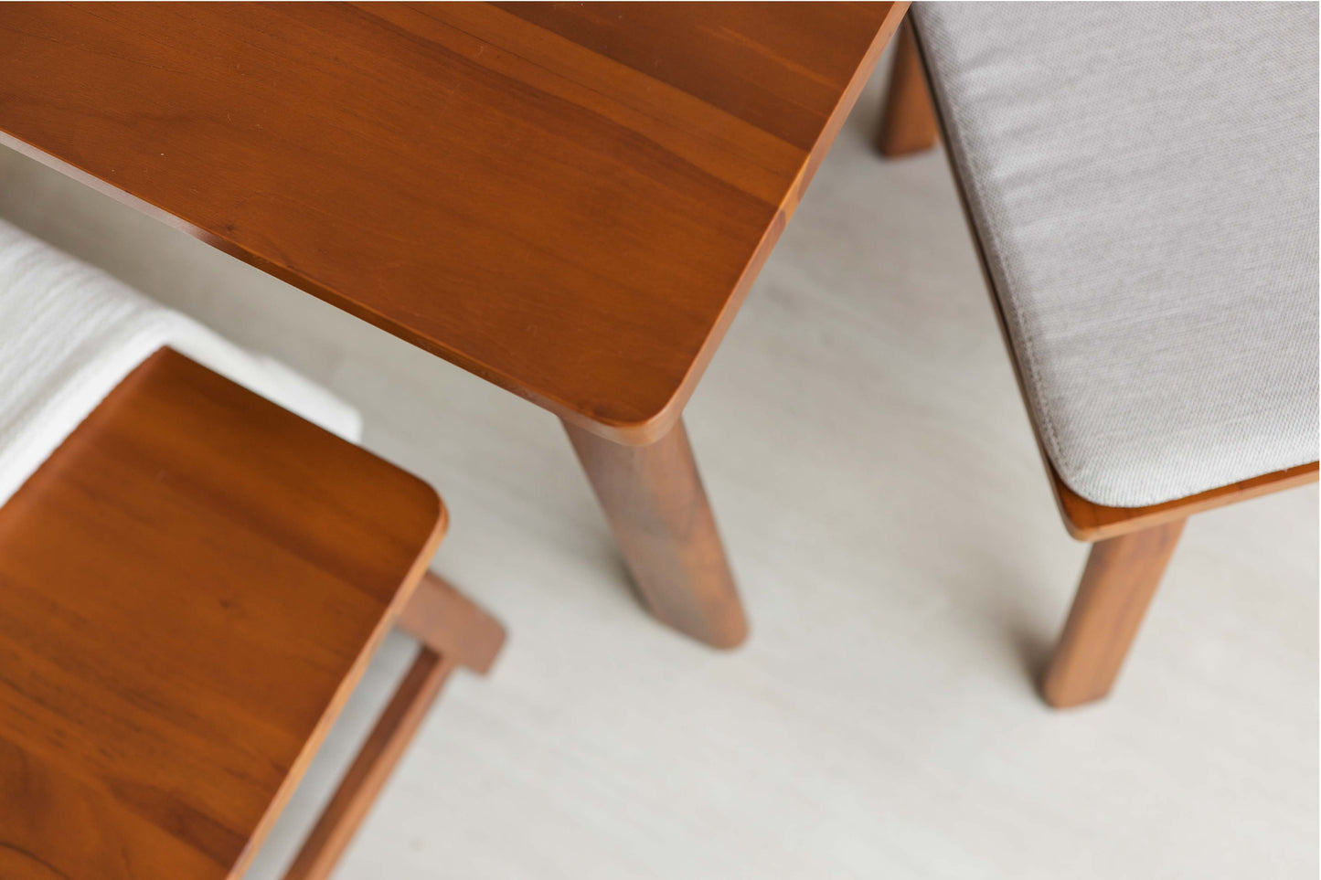 Solid Wood Frame with Cushioned Seat