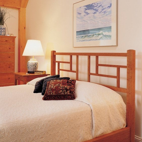 Wooden Queen Size Bed without Storage for Bedroom
