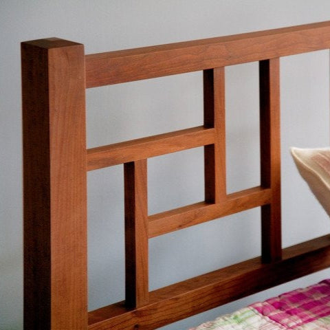 Wooden Queen Size Bed without Storage for Bedroom