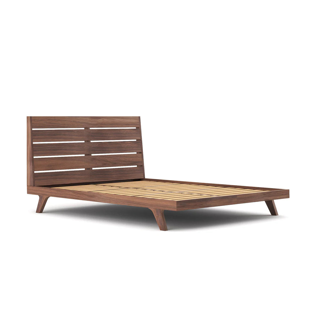 Solid Wood Queen Size Bed without Storage for Bedroom