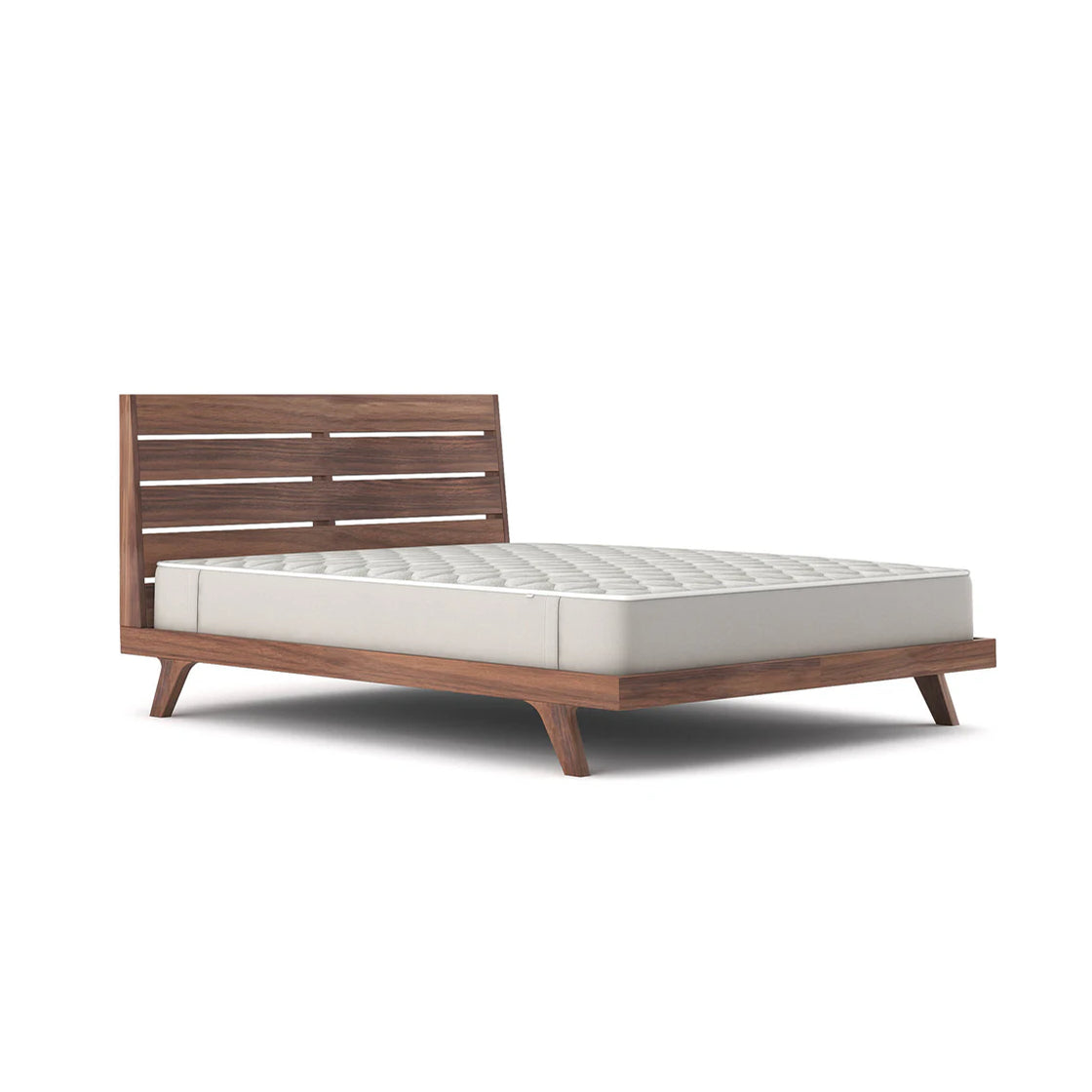 Solid Wood Queen Size Bed without Storage for Bedroom