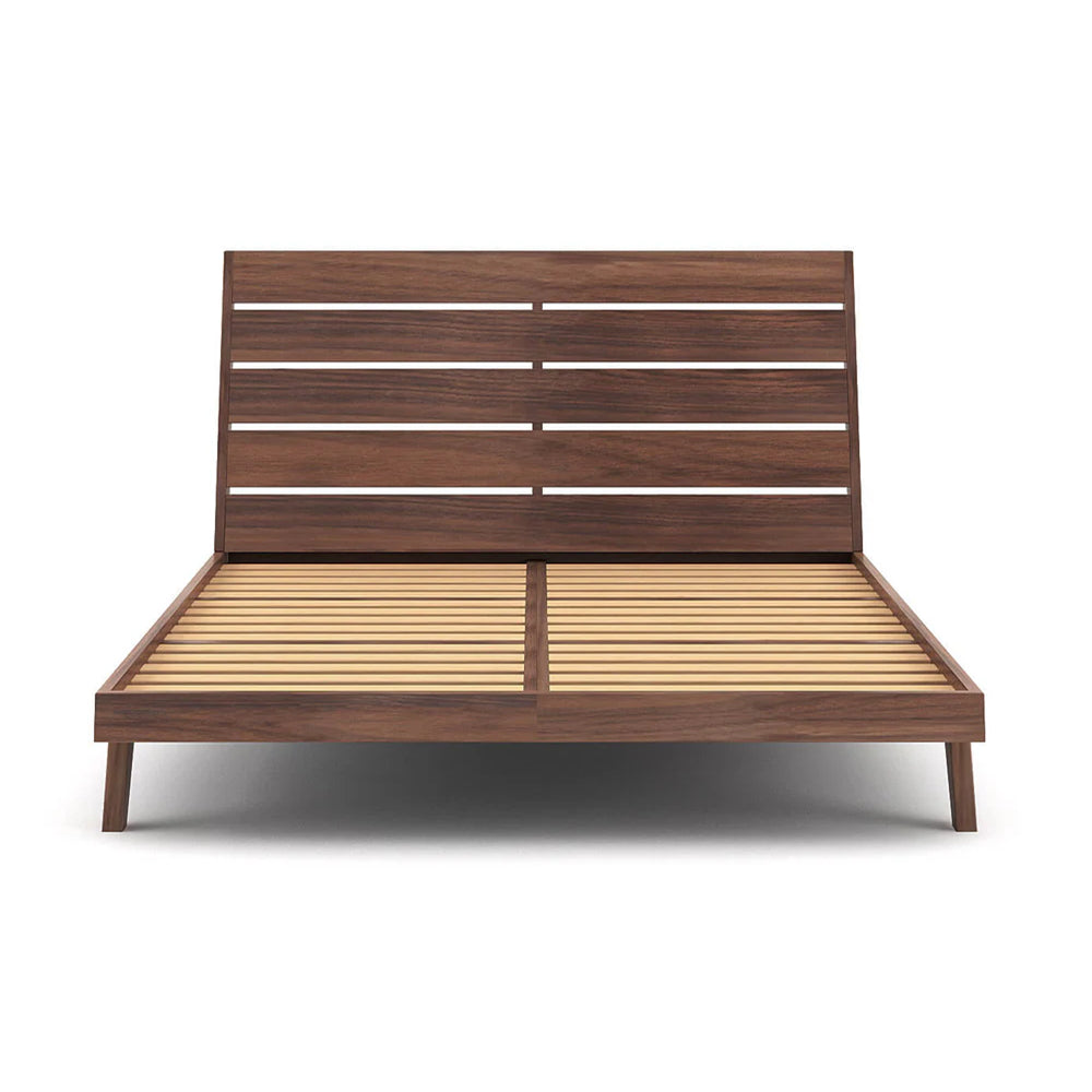 Solid Wood Queen Size Bed without Storage for Bedroom