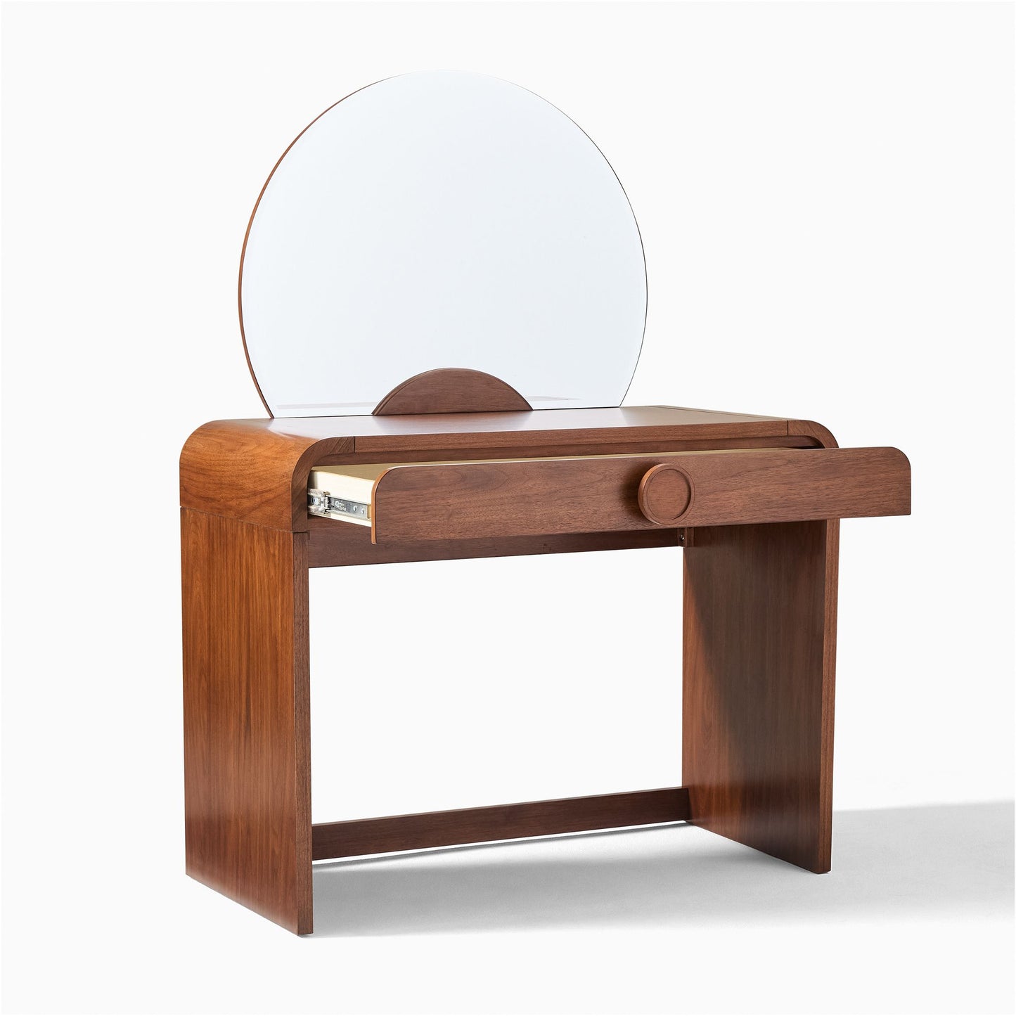 Wooden Dressing Table with Mirror for Bedroom