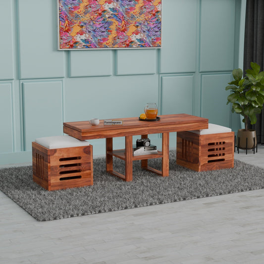 Coffee Table with Stools – The Perfect Blend of Functionality and Style for Modern Homes