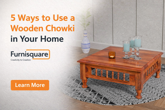 5 Ways to Use a Wooden Chowki in Your Home