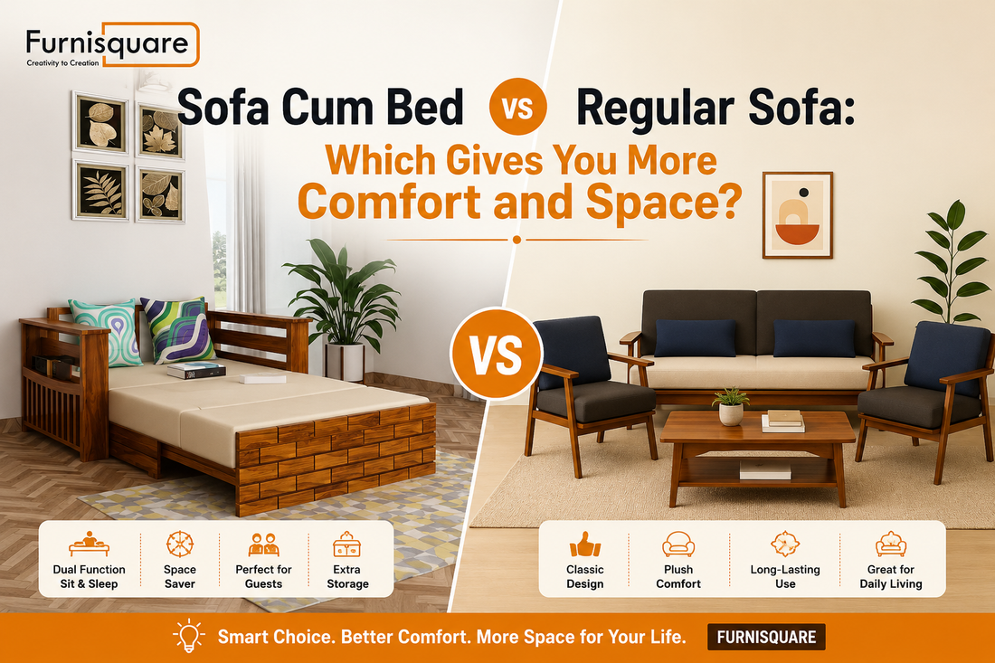 Sofa Cum Bed vs Regular Sofa: Which Gives You More Comfort and Space?