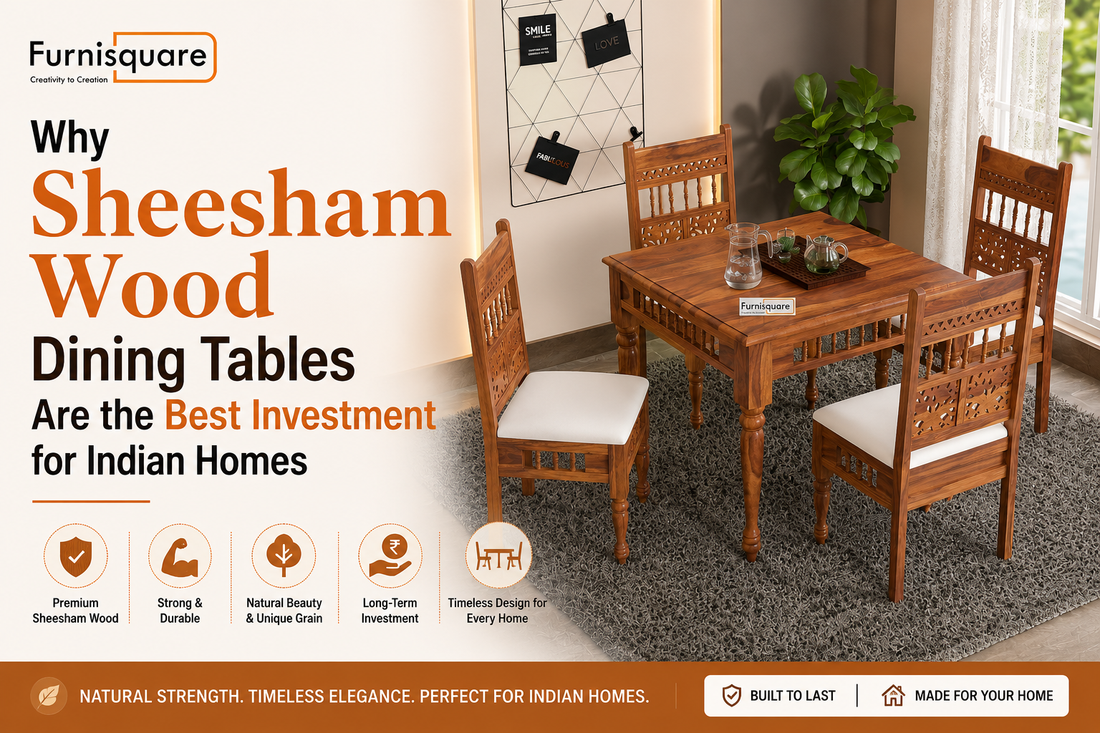 Why Sheesham Wood Dining Tables Are the Best Investment for Indian Homes
