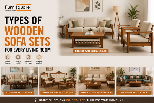 Types of Wooden Sofa Sets for Every Living Room