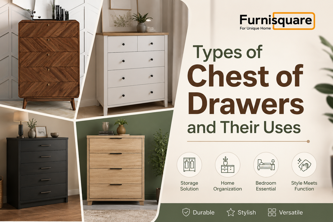 Types of Chest of Drawers and Their Uses