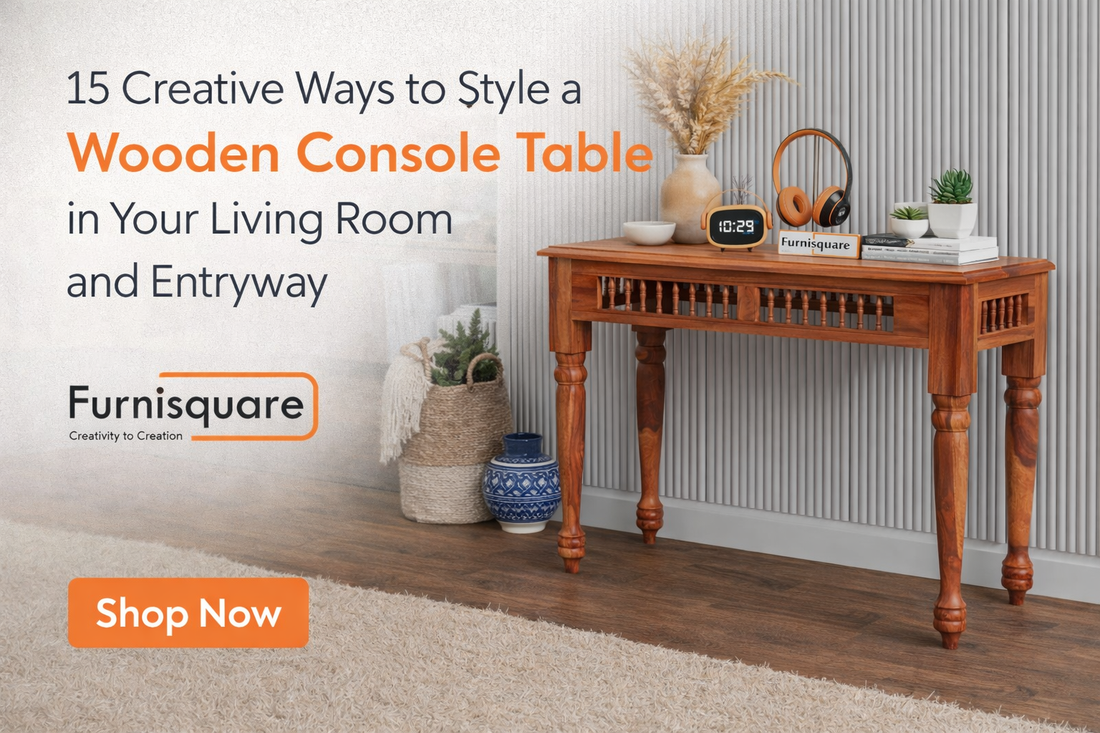 15 Creative Ways to Style a Wooden Console Table in Your Living Room and Entryway