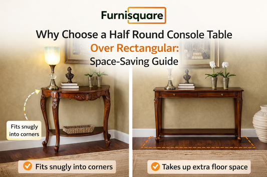 Why Choose a Half Round Console Table Over Rectangular: Space-Saving Guide